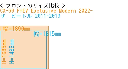 #CX-60 PHEV Exclusive Modern 2022- + ザ　ビートル 2011-2019